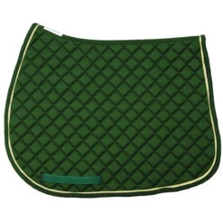 TuffRider Basic All Purpose Pad With Trim And Piping -Weatherbeeta Shop 100558 JPC TuffRider.Basic .AllPurpose.Saddle.Pad .Trim Piping Hunter.Hunter.LightTan