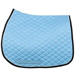 TuffRider Basic All Purpose Pad With Trim And Piping -Weatherbeeta Shop 100558 JPC TuffRider.Basic .AllPurpose.Saddle.Pad .Trim Piping LightBlue.Navy .White