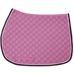TuffRider Basic All Purpose Pad With Trim And Piping -Weatherbeeta Shop 100558 JPC TuffRider.Basic .AllPurpose.Saddle.Pad .Trim Piping Lilac.Purple.White