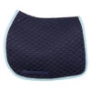TuffRider Basic All Purpose Pad With Trim And Piping -Weatherbeeta Shop 100558 JPC TuffRider.Basic .AllPurpose.Saddle.Pad .Trim Piping Navy.LightBlue.White