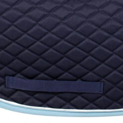 TuffRider Basic All Purpose Pad With Trim And Piping -Weatherbeeta Shop 100558 JPC TuffRider.Basic .AllPurpose.Saddle.Pad .Trim Piping Navy.LightBlue.White GirthStrap
