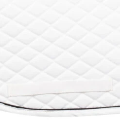 TuffRider Basic All Purpose Pad With Trim And Piping -Weatherbeeta Shop 100558 JPC TuffRider.Basic .AllPurpose.Saddle.Pad .Trim Piping White.White .Black GirthStrap