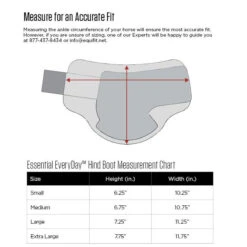 EquiFit Essential Everyday Hind Boot 13 EquiFit Essential Everyday Hind Boot -Weatherbeeta Shop 11278 EquiFit Essential.Everyday.Hind .Boot SizeChart
