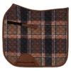 Sixteen Cypress Dressage Pad -Weatherbeeta Shop 16C DP FP C 16Cypress Dressage.Pad Field.Plaid .Cognac