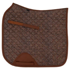 Sixteen Cypress Dressage Pad 21 Sixteen Cypress Dressage Pad -Weatherbeeta Shop 16C DP HB C 16Cypress Dressage.Pad Herringbone.Cognac
