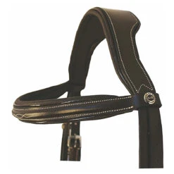 HDR Pro Mono Crown Fancy Bridle With Patent Leather Piping And Laced Reins -Weatherbeeta Shop 5217 JPC HDR Pro.Mono .Crown .Fancy .w.Patent.Leth .Pip .Laced .Reins Havana Brow
