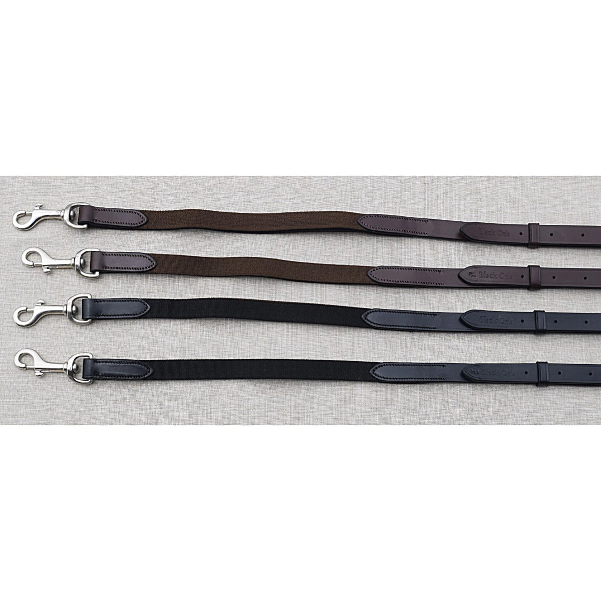 Black Oak By KL Select Elastic Side Reins 3 Black Oak By KL Select Elastic Side Reins