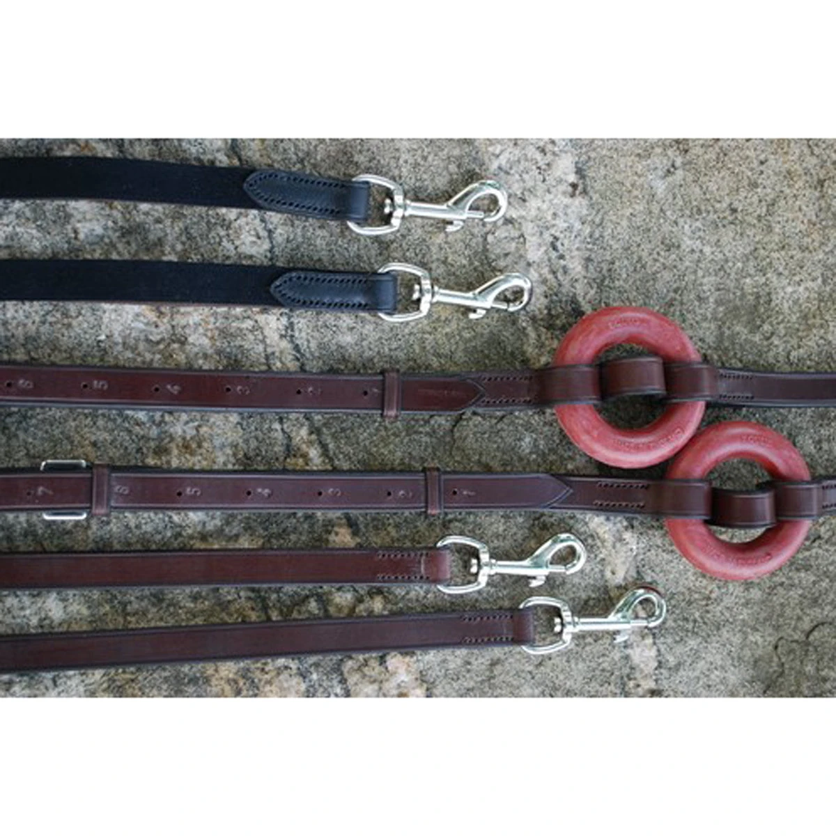 Red Barn By KL Select Donut Side Reins 3 Red Barn By KL Select Donut Side Reins