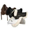 ThinLine Trifecta Half Pad With Sheepskin Rolls -Weatherbeeta Shop 7416 trifecta.half .pad .w.sheepskin.rolls all.colors