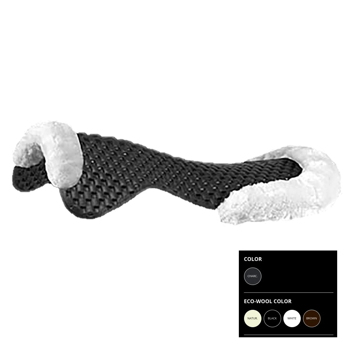 Acavallo Piuma Air Release Featherlight Pad Cut Out Eco-wool 3 Acavallo Piuma Air Release Featherlight Pad Cut Out Eco-wool