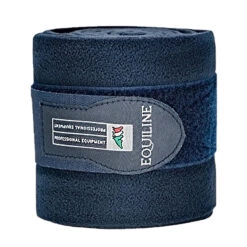Equiline Polo Fleece Bandage Set -Weatherbeeta Shop Equiline Polo.Fleece.Bandages Navy Set.of .4 121md04000002
