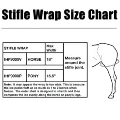 Ice Horse Stifle Wrap 13 Ice Horse Stifle Wrap -Weatherbeeta Shop IHF9000V MacKinnon Hock.Wraps Size.Chart