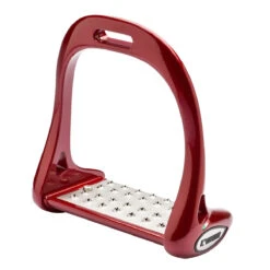 Lorenzini Original Aluminum/Titanium Stirrups -Weatherbeeta Shop ST065 red 2