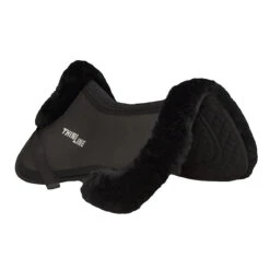 ThinLine Trifecta Half Pad With Sheepskin Rolls 22 ThinLine Trifecta Half Pad With Sheepskin Rolls -Weatherbeeta Shop ThinLine Trifecta black 23365.1587493857.1280.1280