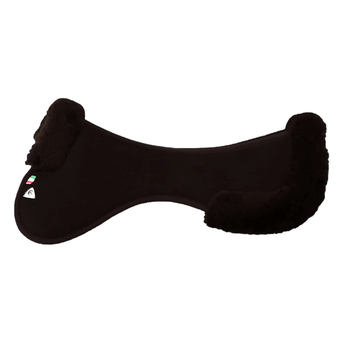 Acavallo Memory Foam 1/2 Pad With Sheepskin 3 Acavallo Memory Foam 1/2 Pad With Sheepskin