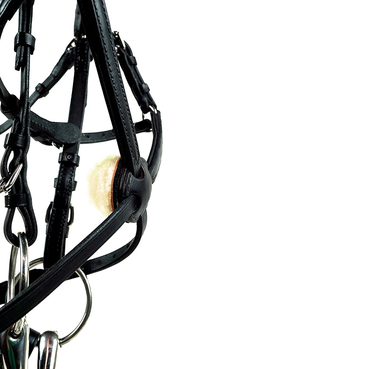 Nunn Finer Padded Figure 8 Noseband With Interchangeable Button Pieces 4 Nunn Finer Padded Figure 8 Noseband With Interchangeable Button Pieces - Image 2